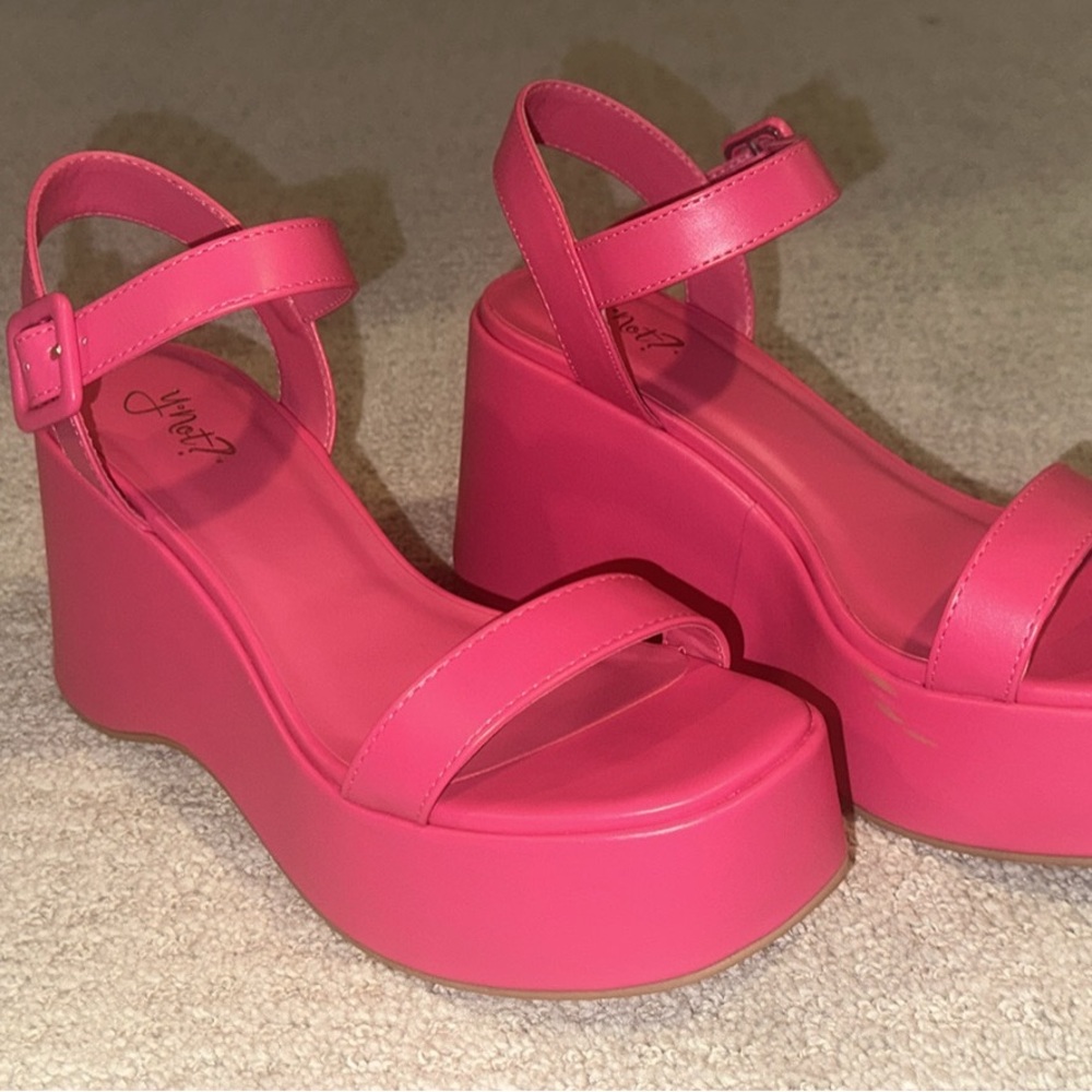 Pink high heels